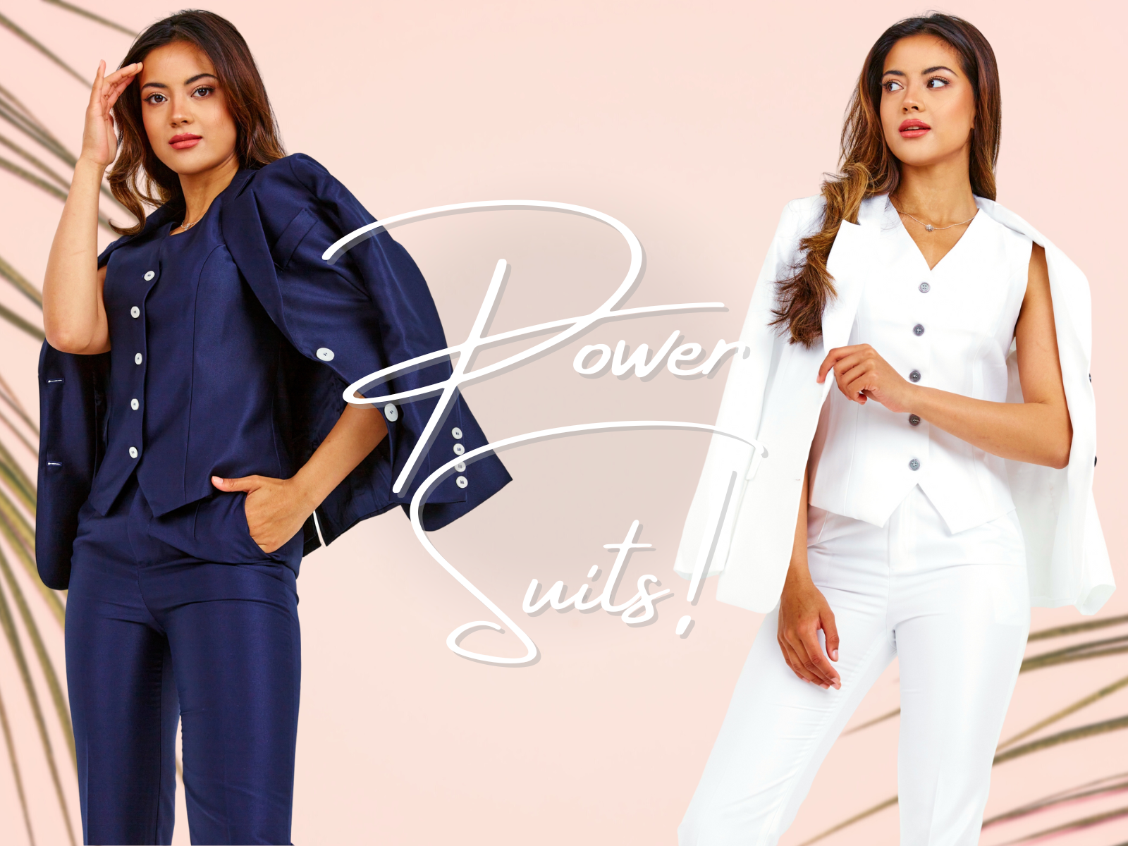 Asymmetric Navy Blue 2 Piece Pants Suits for Women, Chic Stylish Suits,  Formal Suits, Office Suits, Wedding Suits, Blue Tailored Suit Women -   Canada