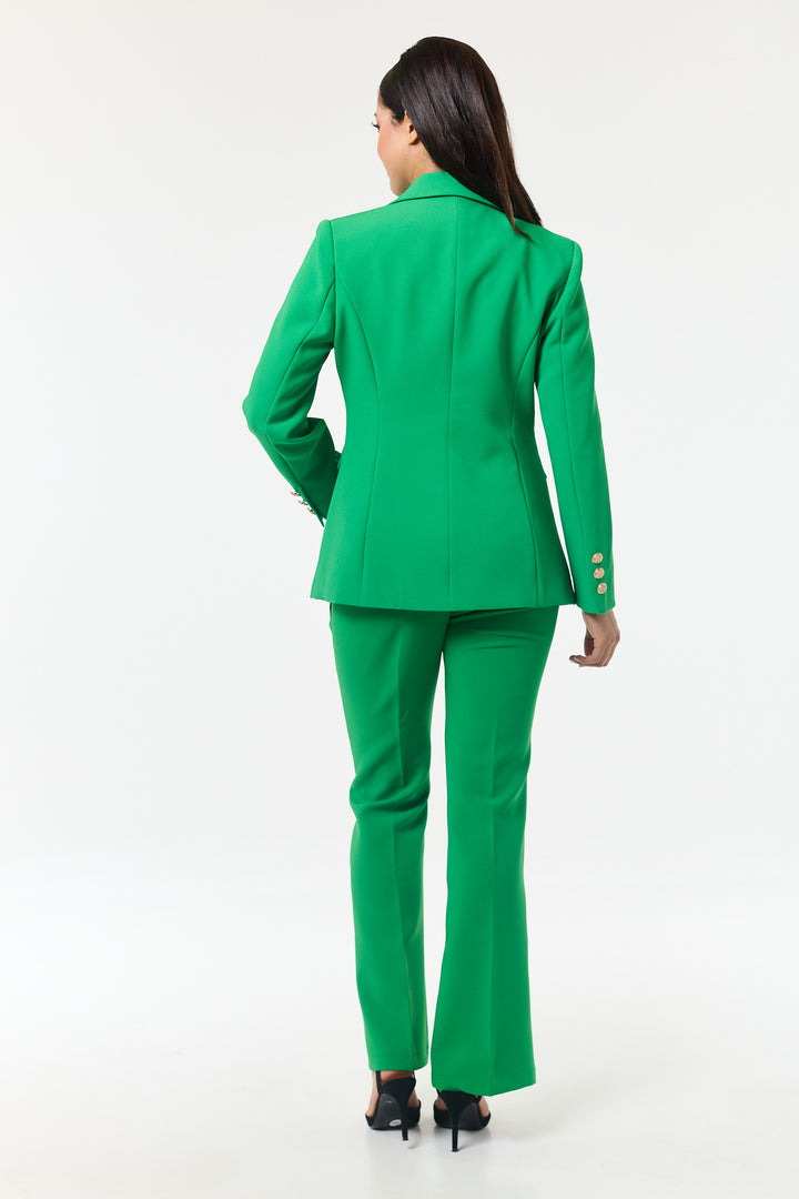 Green 2-Piece Trouser Suit