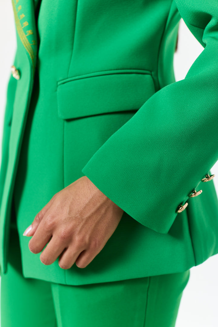 Green 2-Piece Trouser Suit