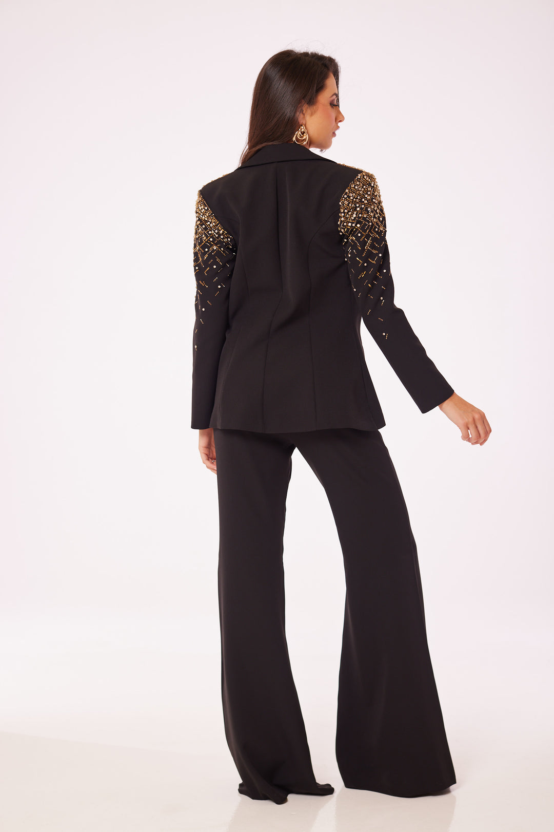 Black Jewelled 3-Piece Suit