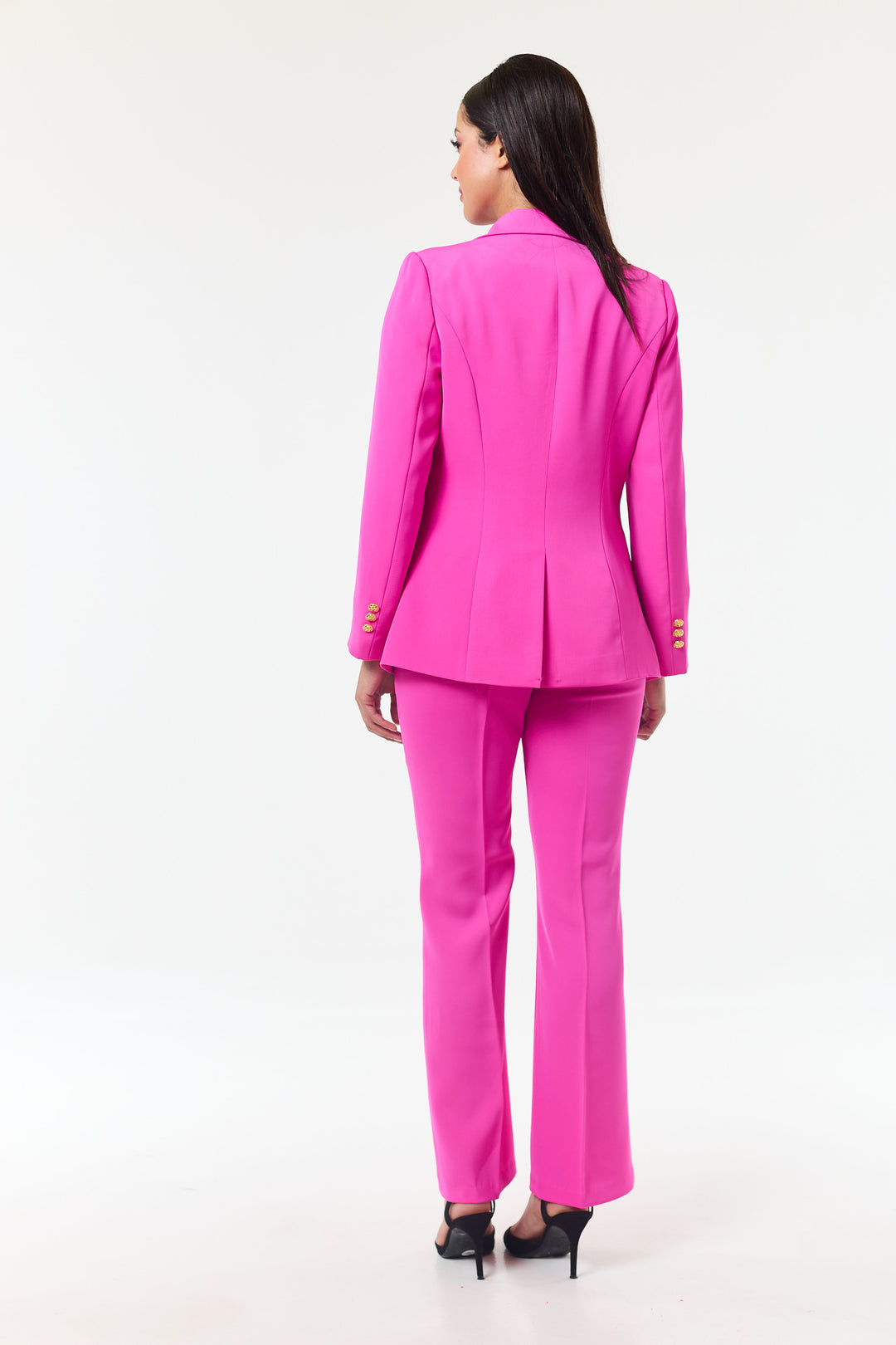 Fuschia 2-Piece Trouser Suit