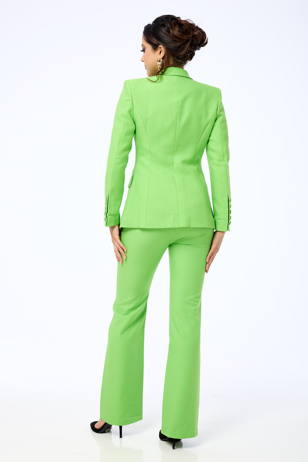 Green 2-Piece Trouser Suit