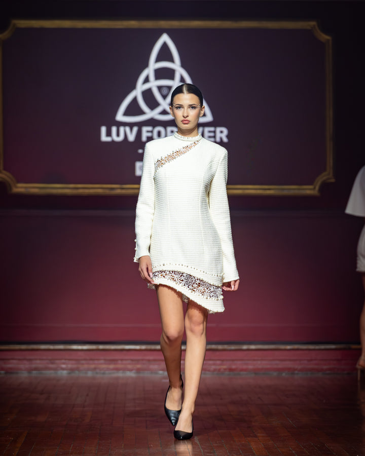 Aurelia Rose - Ivory Mini Dress