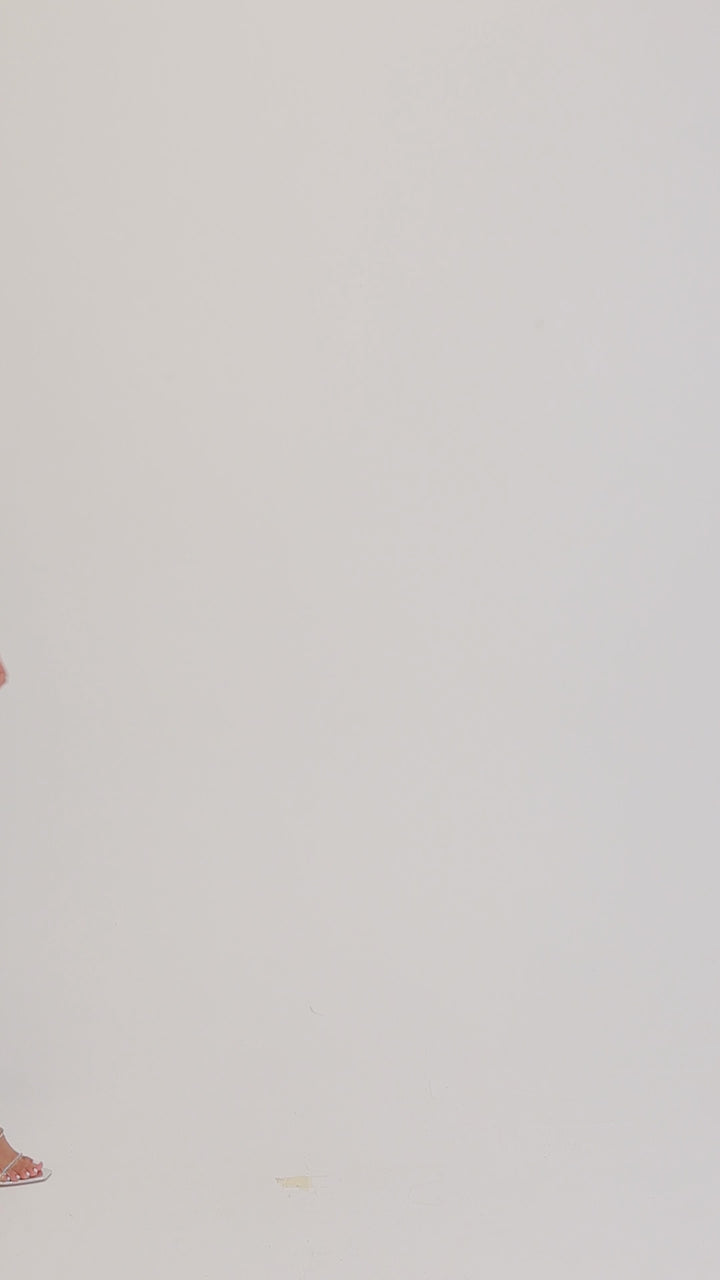 Mavi - Sky Blue Sequin Midi Dress