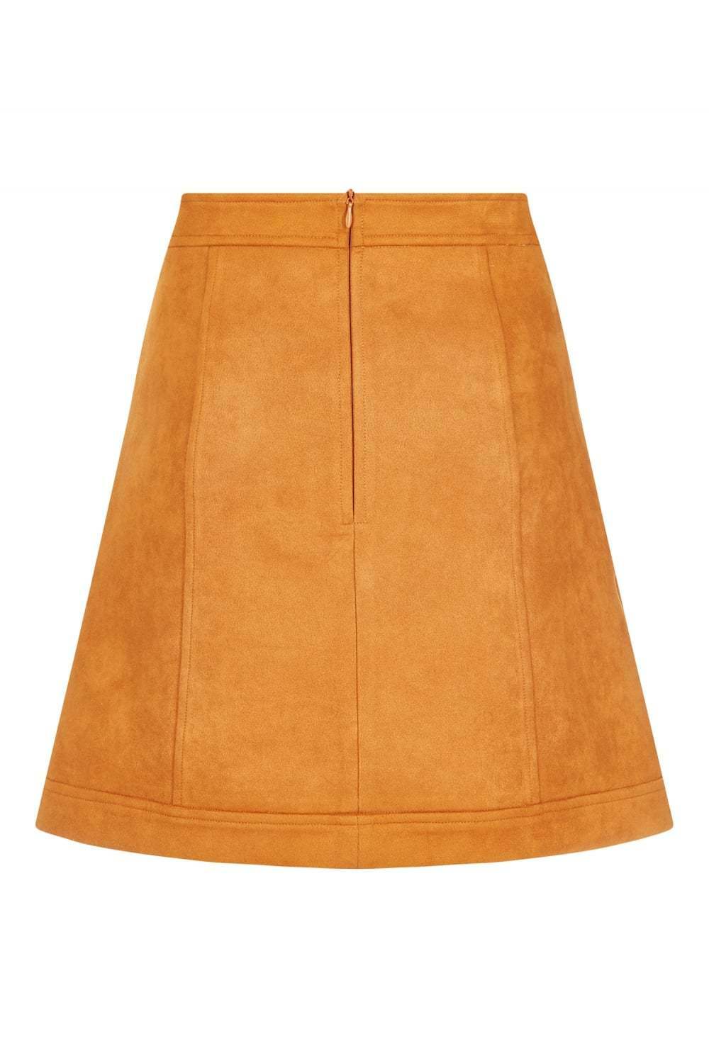 Vintage Rust Lilca Lace Up Short Skirt