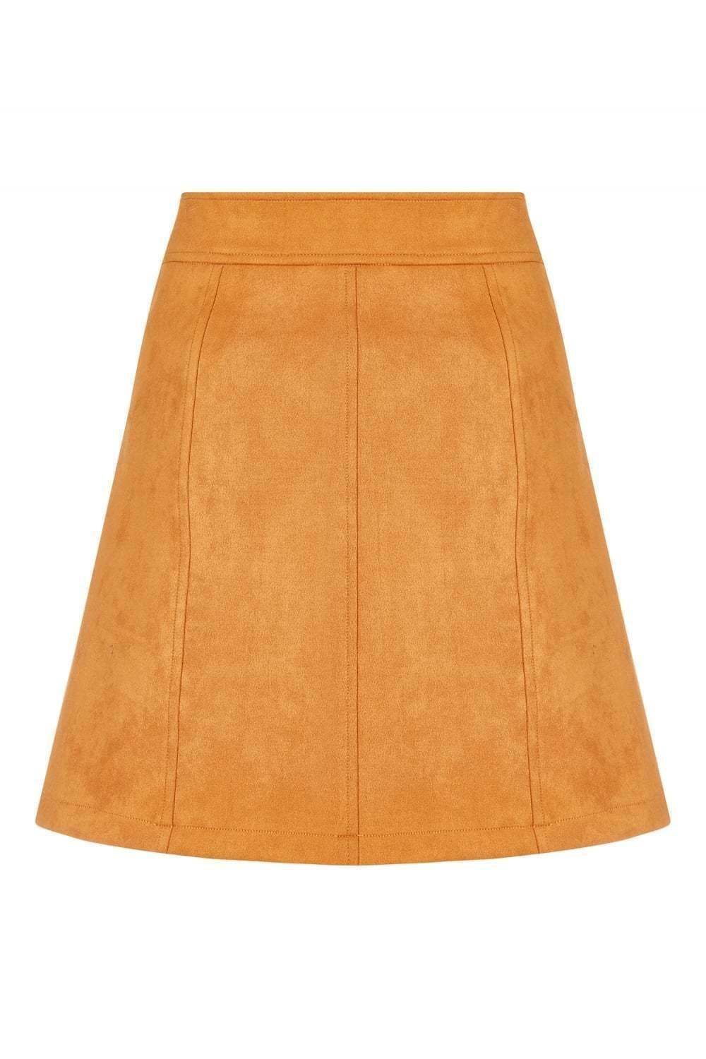Vintage Button Up Skirt - Back View